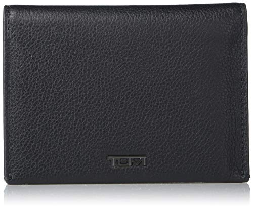 TUMI Nassau L-Fold Wallet for Men - Black Texture
