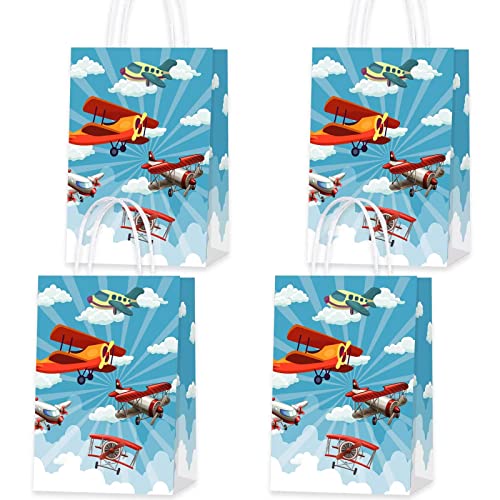Airplane Goodie Treat Bags - Vintage Plane Party Favors