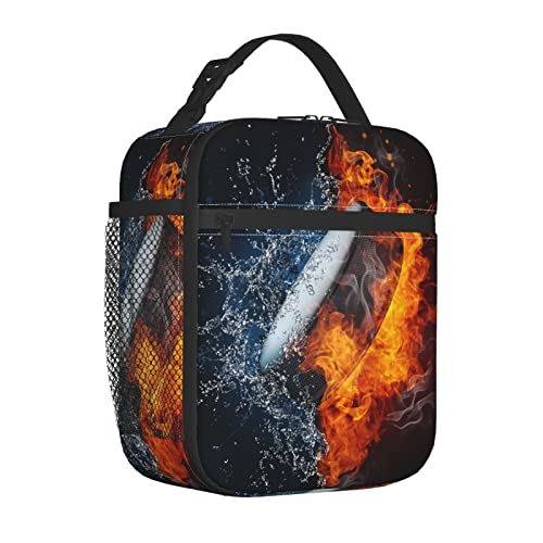 EKAZROMY Personalized Sports Lunch Bag with Ice Packs