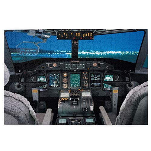 Airplane Cockpit View Jigsaw Puzzle