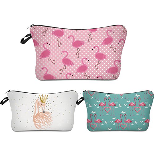 Deanfun Funny 3D Printing Women Cosmetic Bag Set