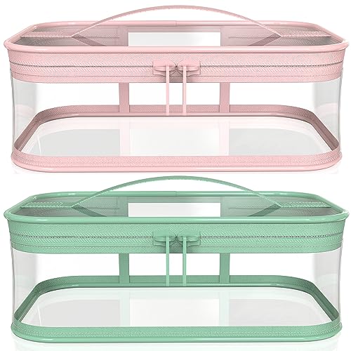 Transparent Makeup Bag Zipper Waterproof Portable Travel Storage Pouch