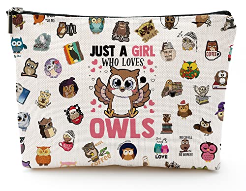Owl Makeup Bag for Women