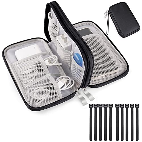 Compact Travel Cable Organizer Bag Pouch