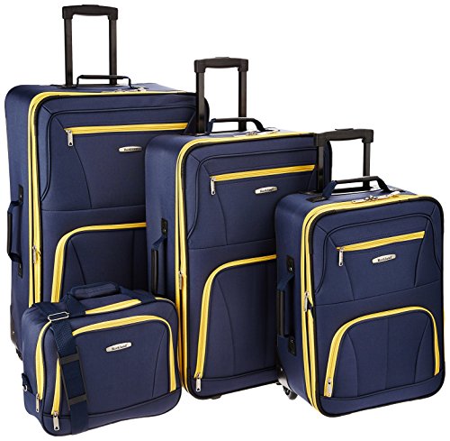 Rockland Journey Softside Upright Luggage Set