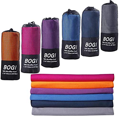 BOGI Microfiber Travel Sports Towel