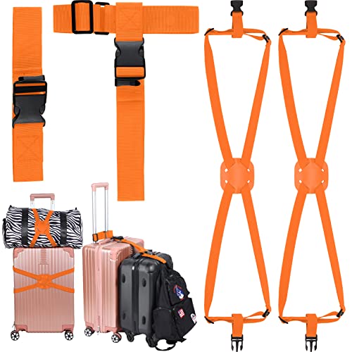 4 Pack Luggage Straps Set