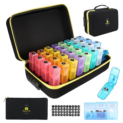 Lockable Monthly Pill Organizer