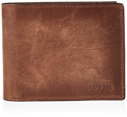 Fossil Men's Derrick Leather RFID-Blocking Wallet