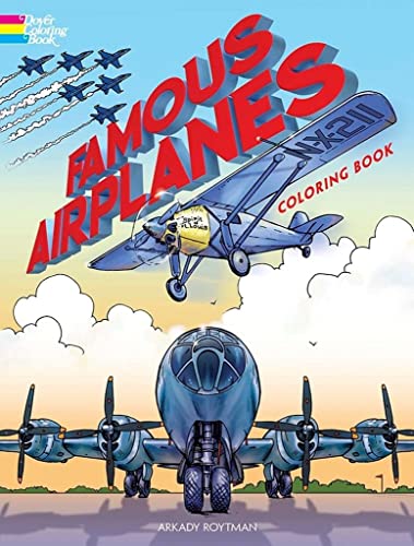 Famous Airplanes Coloring Book Famous Airplanes Coloring Book