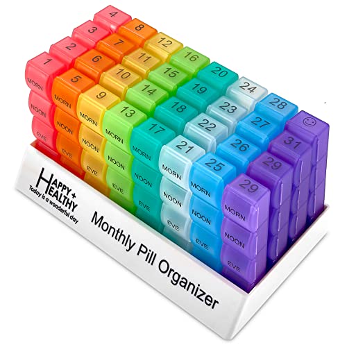 Monthly Pill Box Organizer