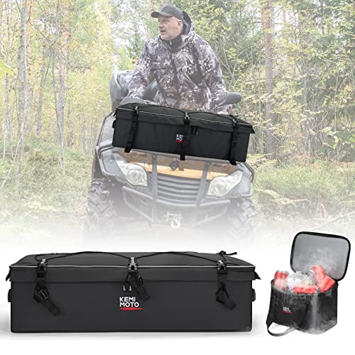KEMIMOTO ATV Gear Bag - Front Rear Rack Storage with Cooler KEMIMOTO ATV Gear Bag - Front Rear Rack Storage with Cooler
