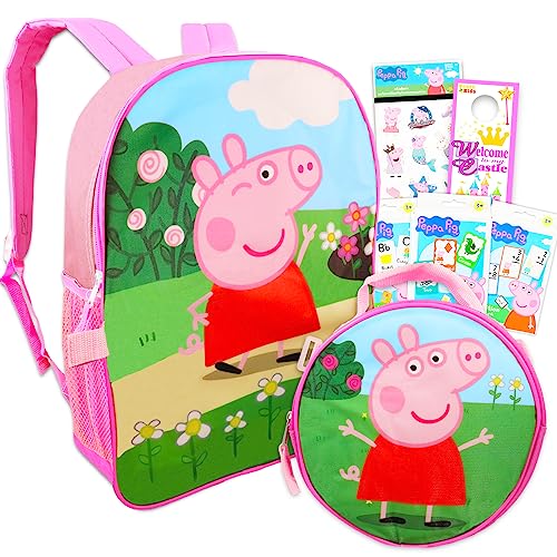 Peppa Pig Backpack and Lunch Box for Kids