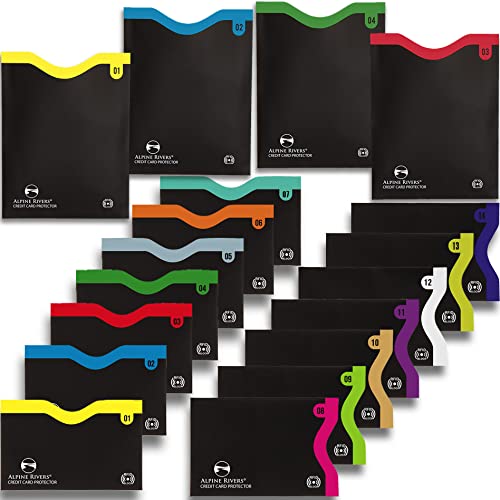 18 RFID Blocking Sleeves - Premium Identity Theft Protection Set