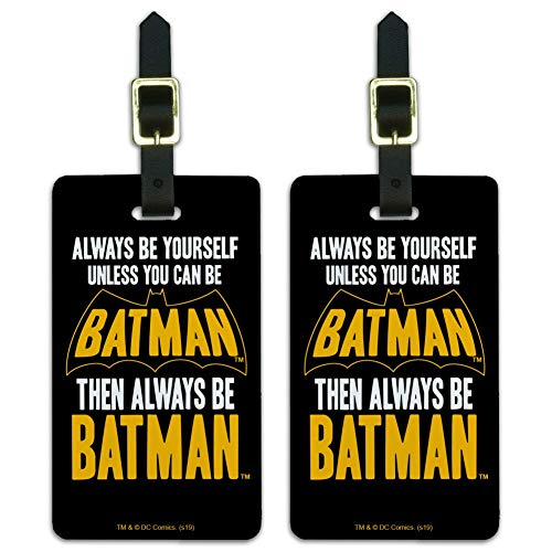 Batman Luggage ID Tags - Set of 2