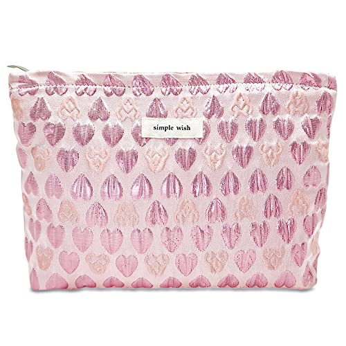 Pink Makeup Bag Cosmetic Bags for Women and Girls