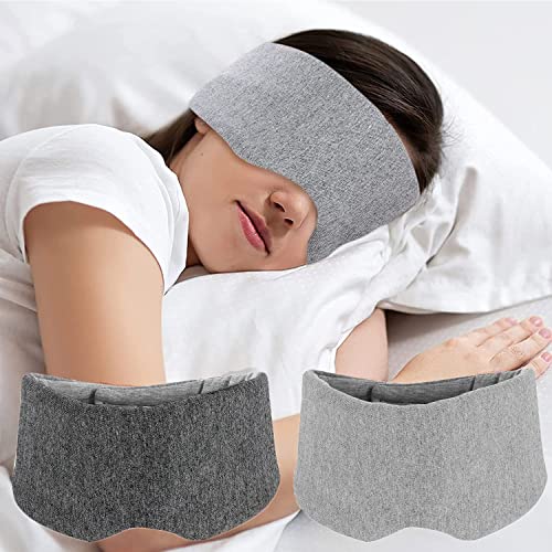 SUWEISHI Cotton Sleep Mask, Ultimate Sleeping Aid, Blocks Light