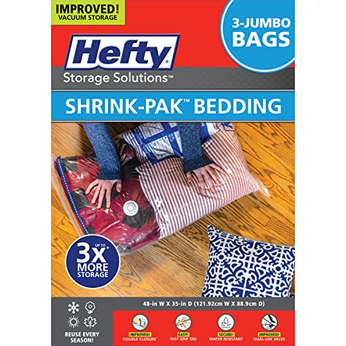 Hefty Shrink-Pak - Jumbo Vacuum Storage Bags