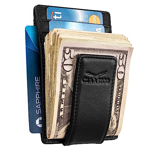 Money Clip Leather Wallet