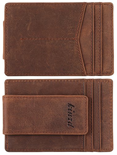 Slim RFID Blocking Money Clip Wallet