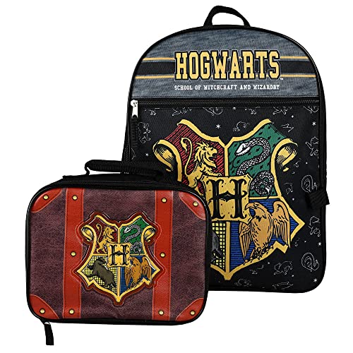 Harry Potter Hogwarts Kids Backpack With Lunch Kit