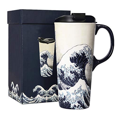 Topadorn Ceramic Travel Mug