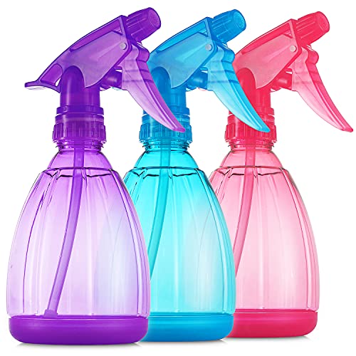 Multicolor Spray Bottles - 12 Oz - BPA-Free