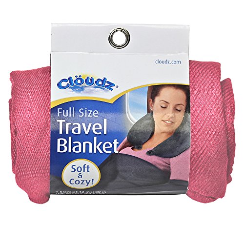 Compact Travel Blanket - Light Pink