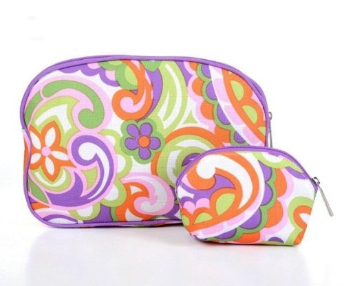 Clinique 2013 Flower Cosmetic Bag Duo Set