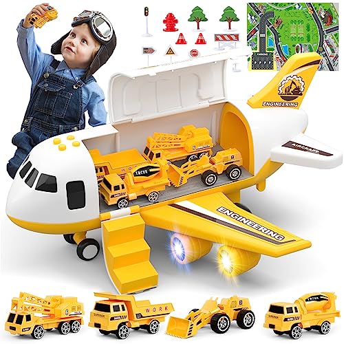 UNIH Toddler Airplane with Lights and Sounds