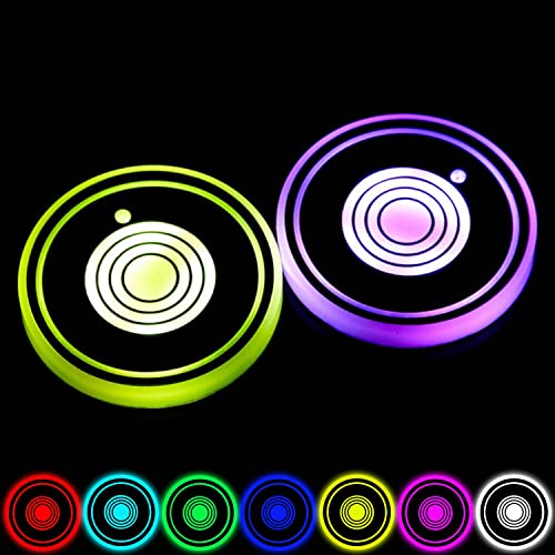 LED Car Cup Holder Coasters - Enhance Your Driving Experience
