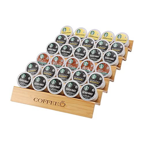 MinBoo Bamboo Coffee Pod Holder