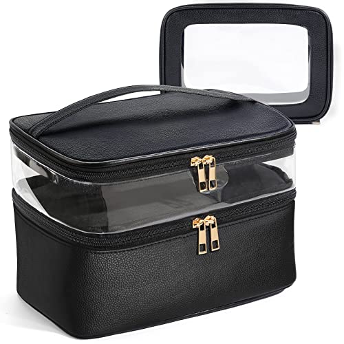 MAGEFY Travel Cosmetic Bags - Stylish and Spacious Organizer for Makeup and Toiletries