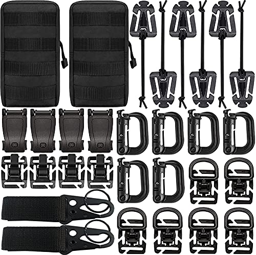 Molle Accessories Kit for Tactical Gear and Molle Bags