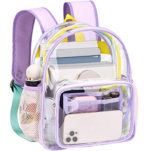 Clear Mini Backpack for Concerts, Sporting Events, and More