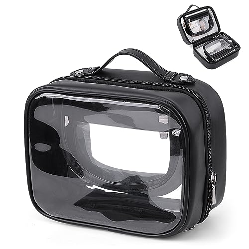 Juoxeepy TSA Approved Transparent Makeup Organizer