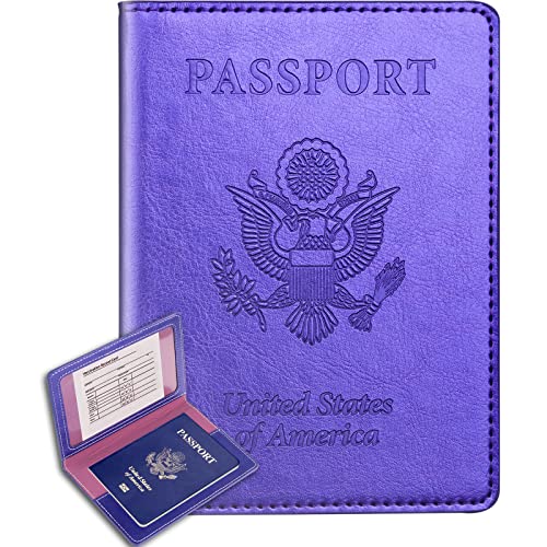 Stylish Passport Holder with Vaccine Card Slot