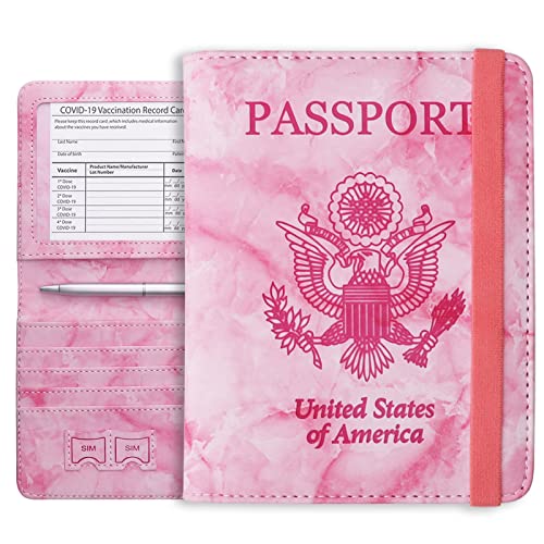 Passport Holder and Vaccine Card Holder Combo