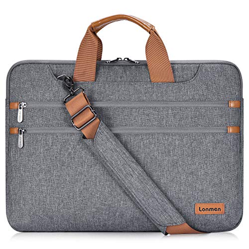 LONMEN 17.3 Inch Laptop Shoulder Bag