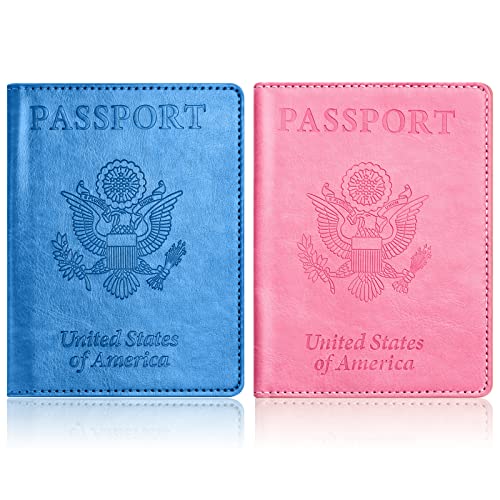 2Pack Passport and Vaccine Card Holder Combo