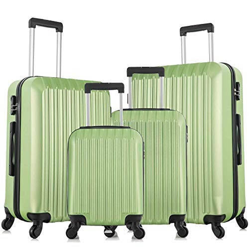 Apelila 4 Piece Luggage Sets with Spinner Wheels