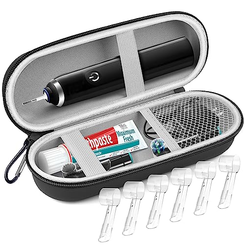 Electric Toothbrush Travel Case with Toothbrush Cover Caps