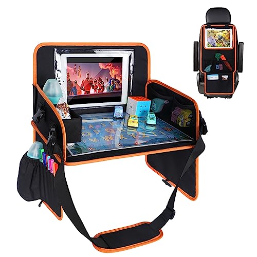 MENZOKE Kids Travel Tray with iPad Holder