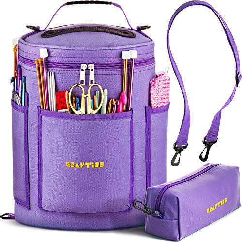 Yarn Storage Bag - Knitting and Crochet Organizer
