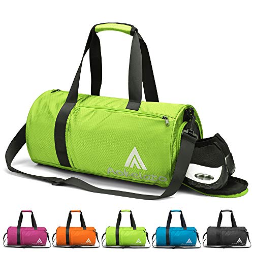 Aokelato Gym Bag - Lightweight Waterproof Weekend Bag