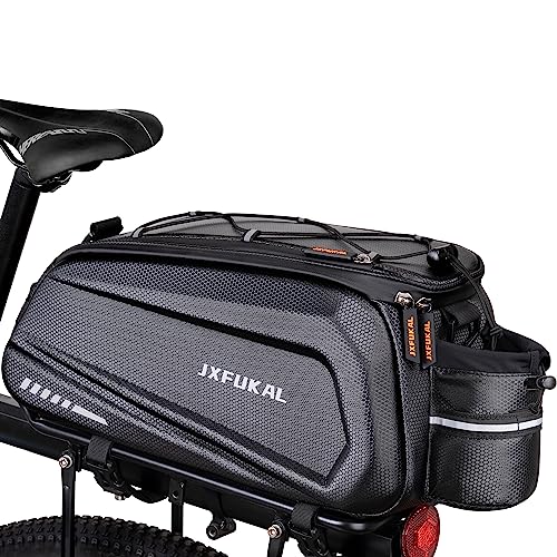 JXFUKAL Waterproof Bike Trunk Pannier Saddle Seat Bag