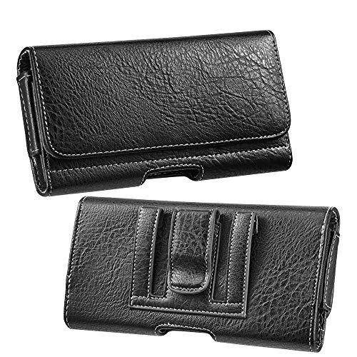 Leather Pouch Belt Loop Wallet Case for Moto G