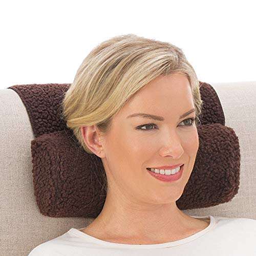 Adjustable Neck Roll Plush Support Pillow