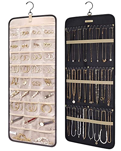 Hanging Jewelry Organizer Storage Roll