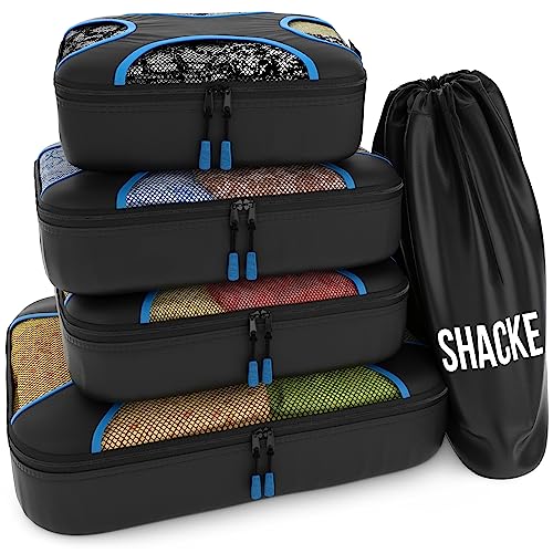 Shacke Pak - 5 Set Packing Cubes - Travel Organizers